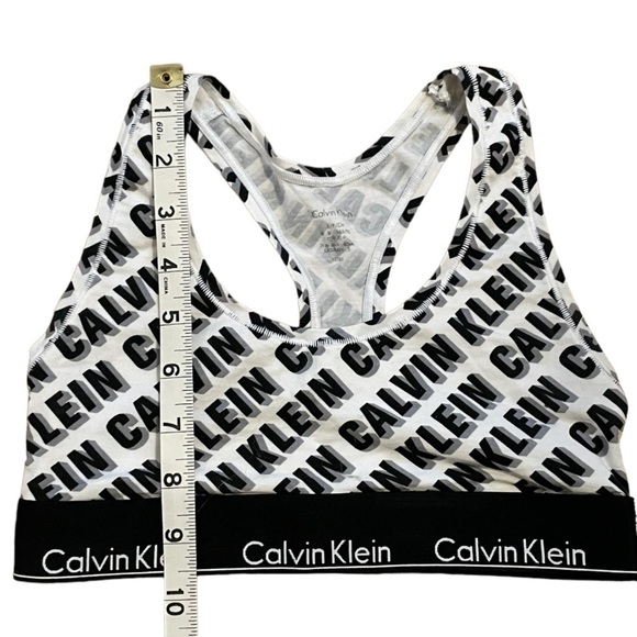 CK Calvin Klein Modern Racer Back Sports Bra Size Small - Picture 4 of 6